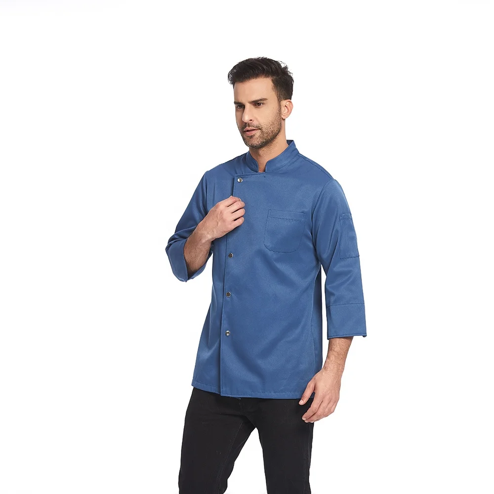 寿司厨师外套男女通用短袖日本厨师和服餐厅男女制服