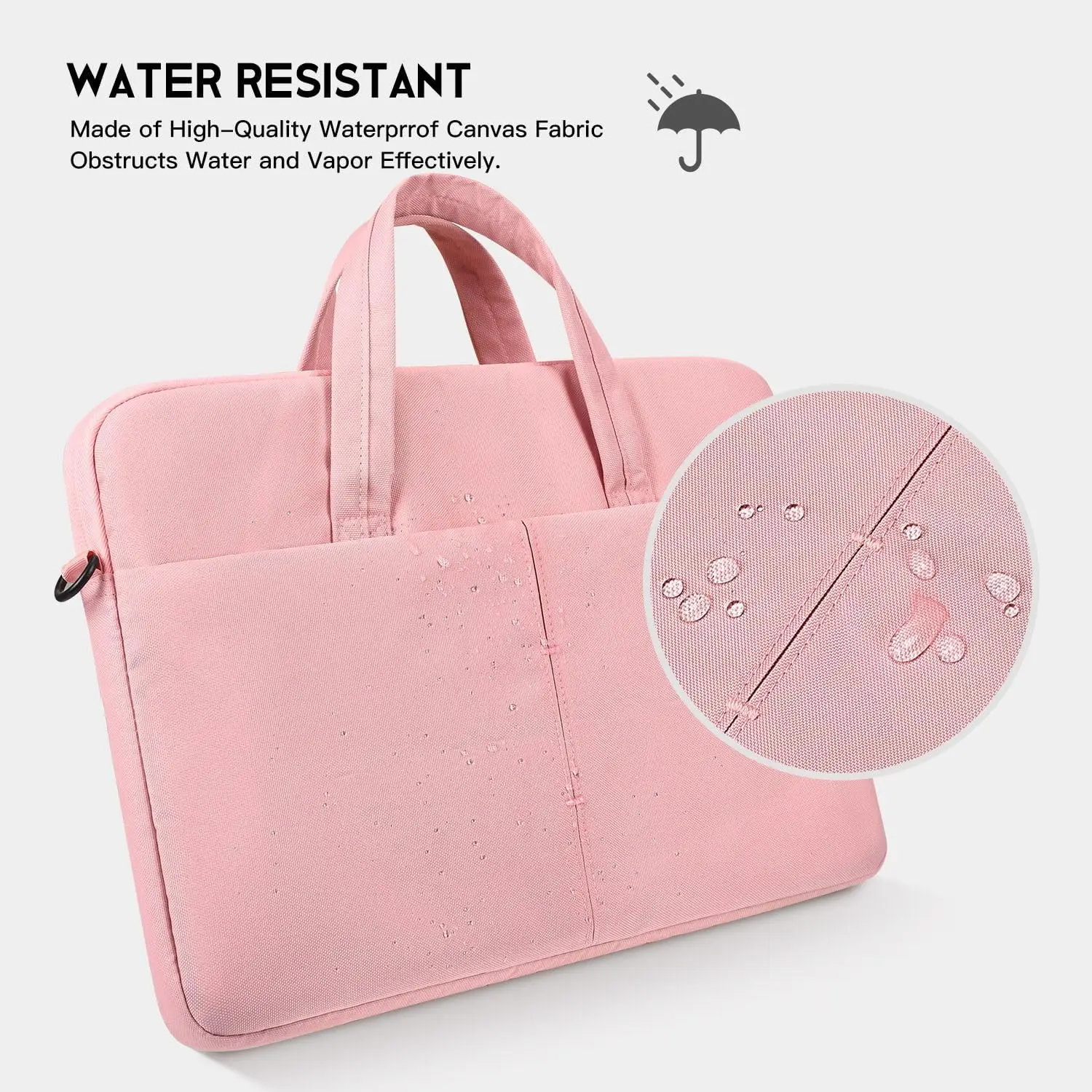 product 17 173 inch laptop case with shoulder straps waterproof handbag for computers laptops with handle carrying bags-33