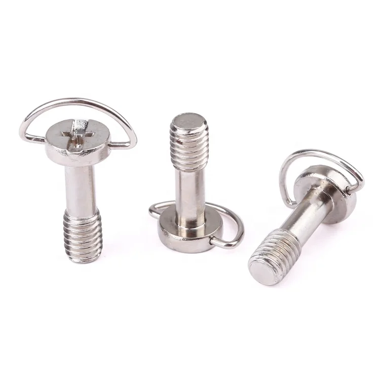 Phillips quick release fasteners machine screw nickel carbon steel screws for computer monitor