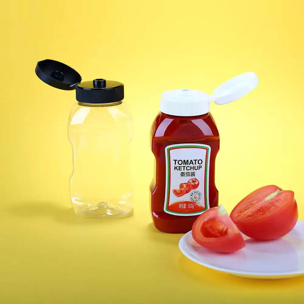 Flat Bottle Pet Plastic Bottle Tomato Sauce Squeeze Jam Bottle Buy