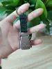 laser logo buckle with ribbon