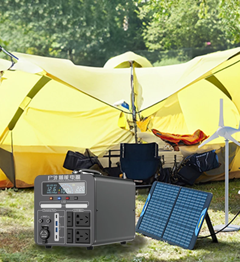 Outdoor 600w1500w 12.6v Rechargeable Emergency Power Camping Energy