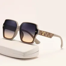 trends 2024 Luxury  Eyewear Women Shades Designer Famous Brands Oversized Sunglasses lentes de sol