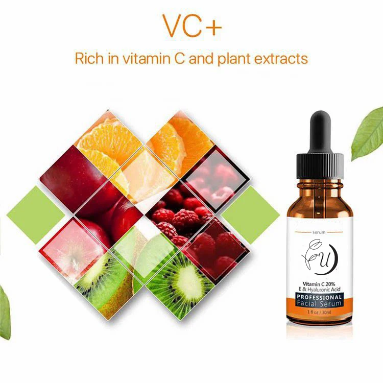 Private Label OEM 30 ml Vitamin c Serum for Face Wholesale Whitening Professional Skin Care Vitamin C Serum