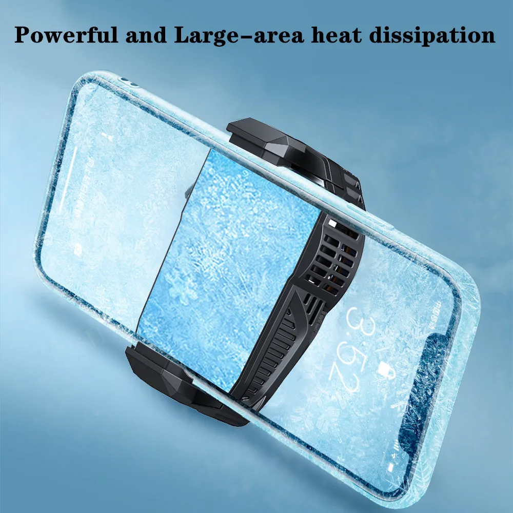 Phone Cooler Cell phone cooler fan gaming for Iphone Type-C Rechargeable Phone Cooler For Android/Samsung Universal