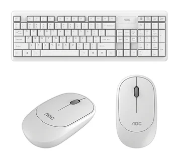 Set Mouse E Tastiera Wireless AOC KM210 &ndash; Nero, Layout QWERTY Inglese, DPI 4000