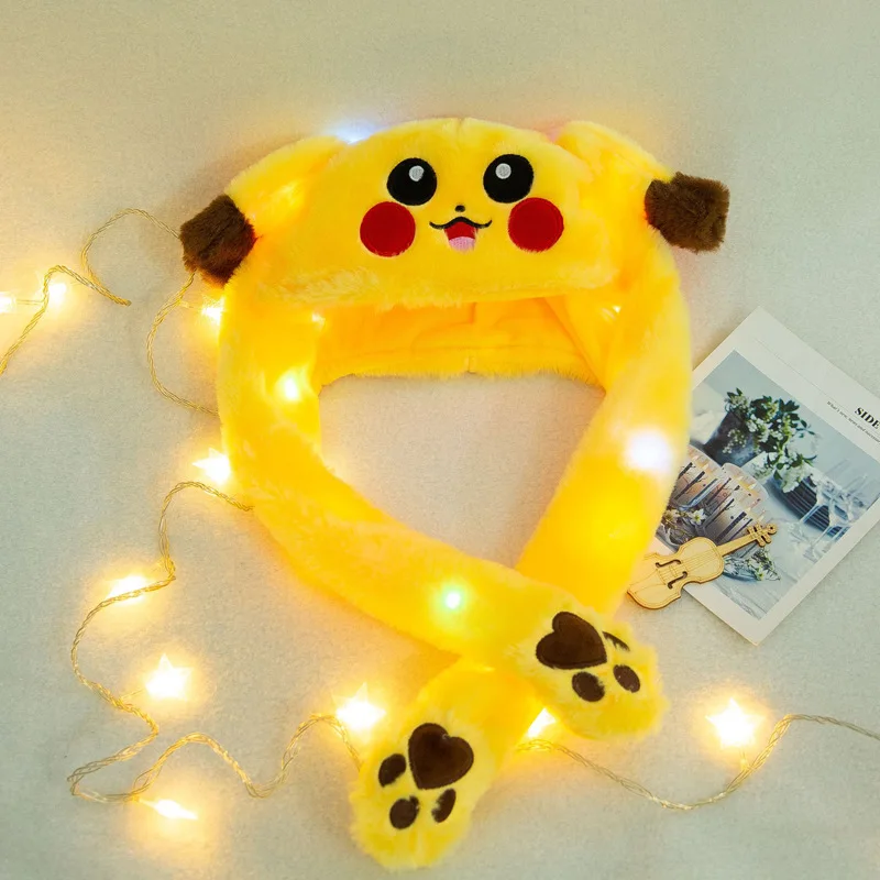 bunny hat pikachu led