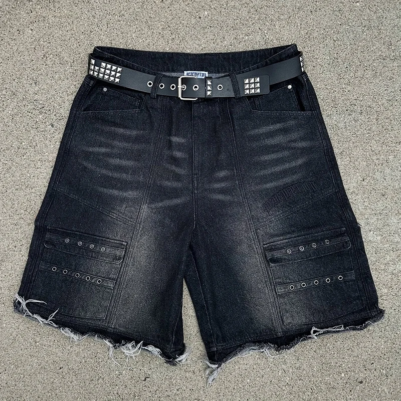 Custom Jeans Manufacturer Straight-leg Baggy Jeans with 3D Print Mid Waist and Embossing Logo for Men