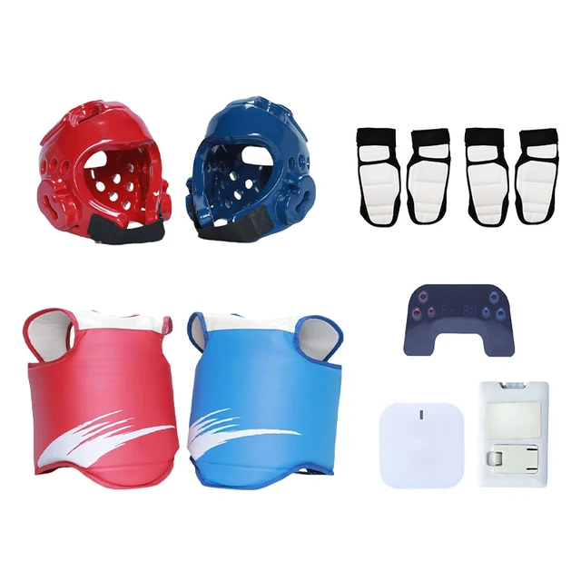 High-Performance PSS Electronic Timing Scoring System for Taekwondo Waterproof Anti-Slip Lightweight WTF Style Chest Protector