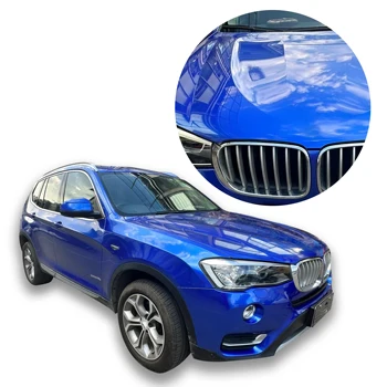 Factory direct sales 1.52*17M BMW Portimont Blue film PPf car packaging vinyl roll gloss color-changing film