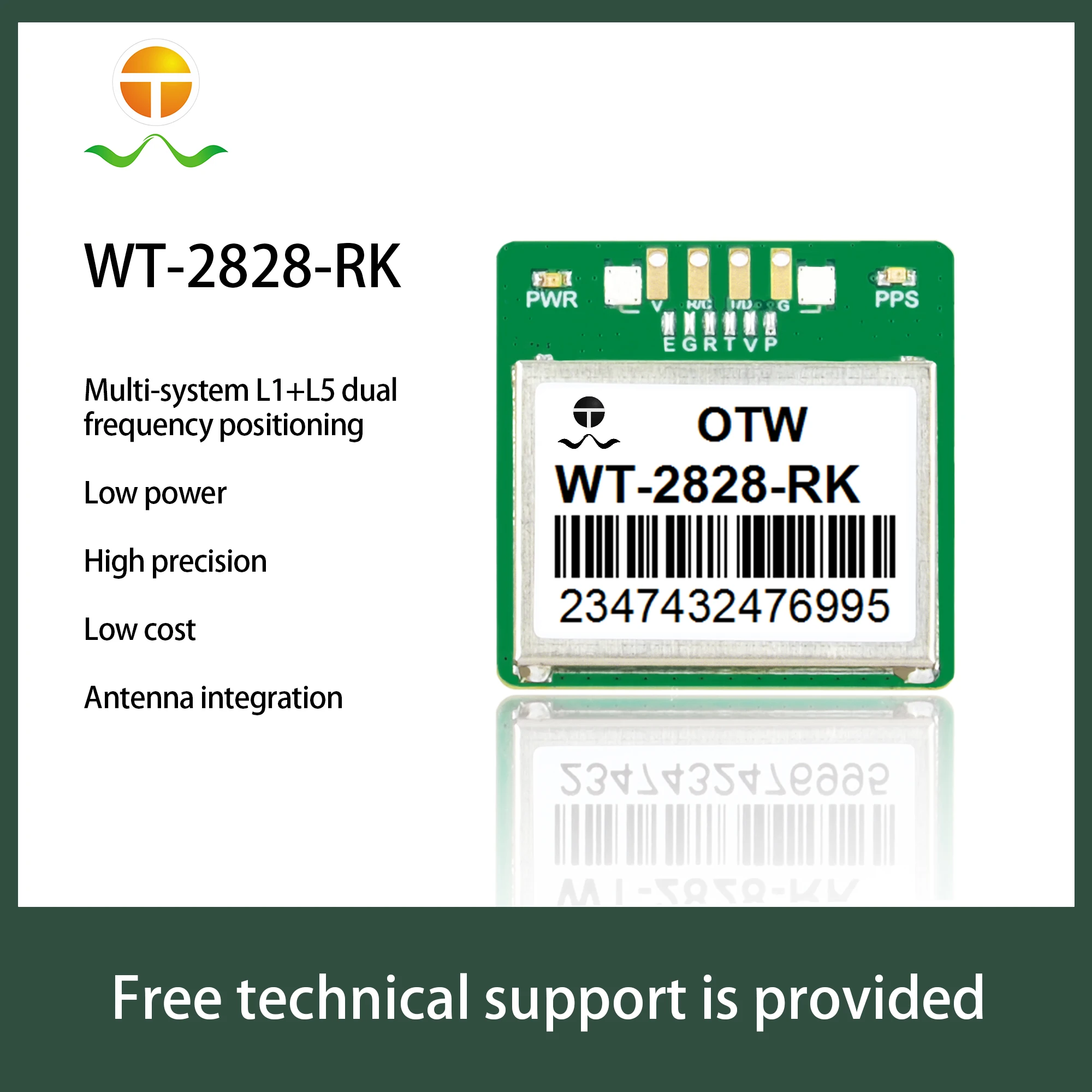 Vehicle Positioning GPS Centimeter-Level Positioning Measurement GPS Module