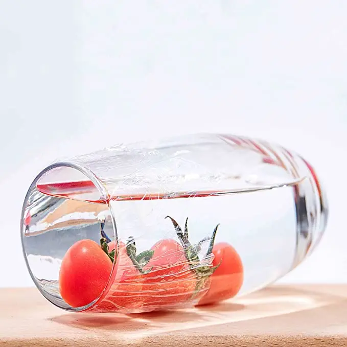 Custom Biodegradable Compostable PLA PBAT Food Vegetable Fruit Wrap Cling Film for Home Use Eco-friendly Material Cling Wrap