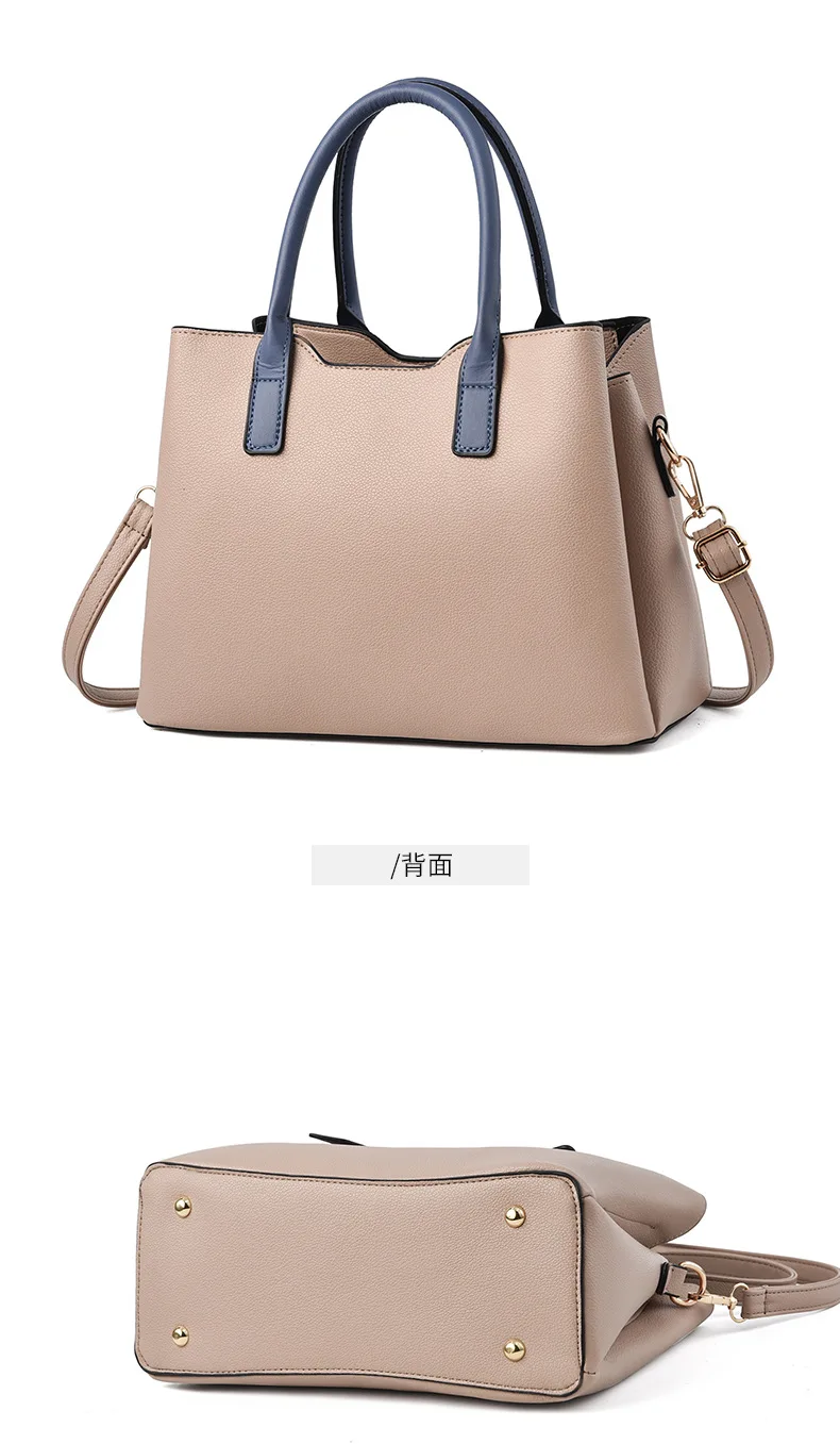 New Style Casual Women's Bags Soft Leather Ladies Handbags Multi Layer Large-capacity Single-shoulder Bag Hand Bags