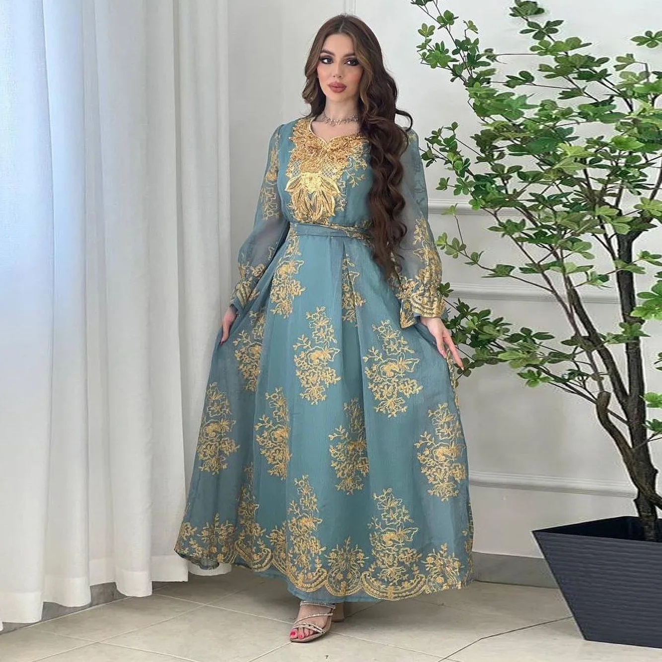 chinese dress ladies Kiyonna Women's Plus Size Embroidered Elegance Evening Gown main image 0