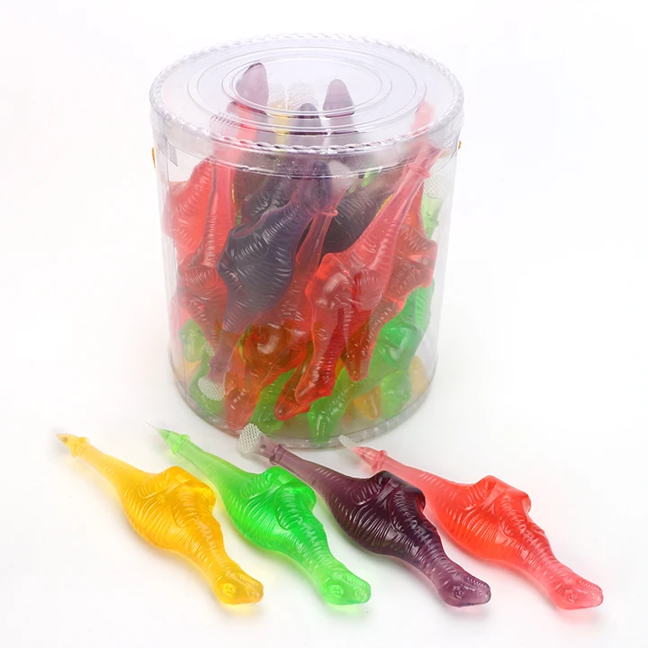 Supply Cartoon Dinosaur shaped fruit flavored sucking jelly