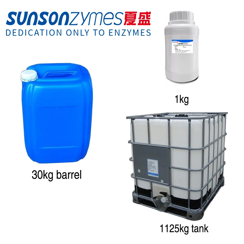 Acid Liquid Cellulase Enzyme for Fabrics Textiles Biopolishing, Denim Washing, Denim Abrasion in Dyeing House