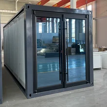 Portable home shipping container modified sliding modular house