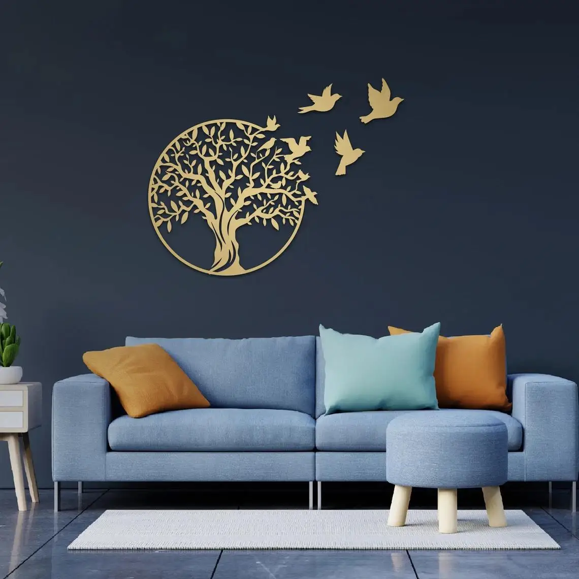 Tree of Life Wall Art Wall Hangings Gift Home Decor Metal Wall Art Decoration
