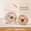 Plush powder puff-capybara