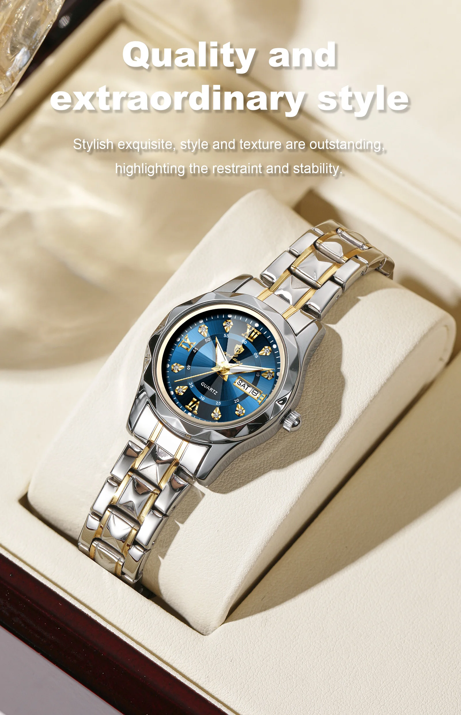 Gohuos 78801 Elegant Women Watches Luxury Fashion Ladies 
