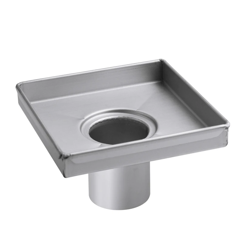 Factory Direct China CUPC Bathroom Shower Swimming Pool 2 in 1 Ceramic Embedding 304 Stainless Steel Shower  Floor Drain