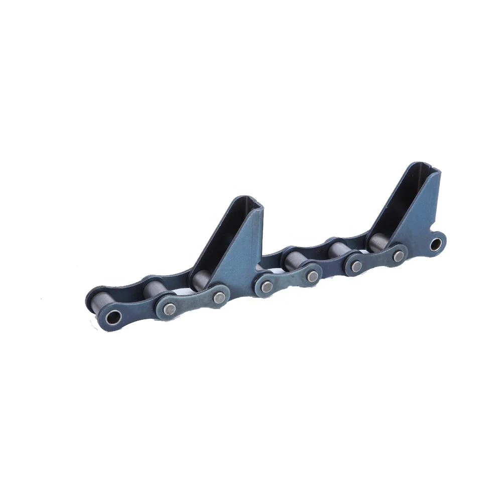 Conveyor Roller Agriculture Chain With Attachments C55 C Type Steel TV Samples Nature Alloy Standard 1 Years Conveyoy Chain 60KN