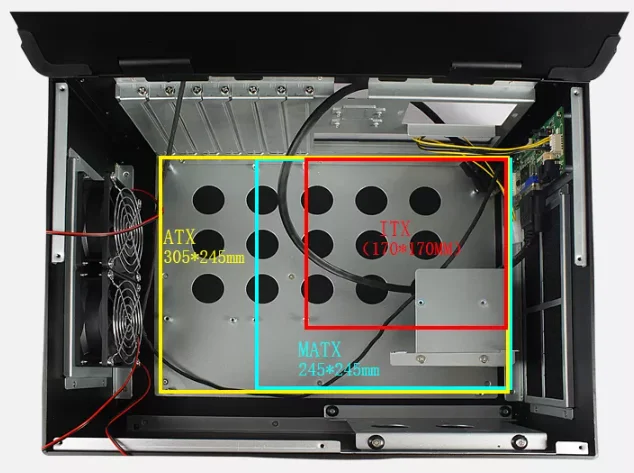 Server Case with LCD Display - Industrial Computer Chassis