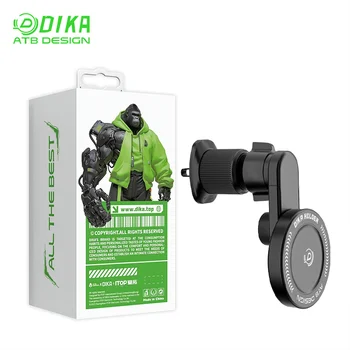 DIKA Flexible 360 Dashboard Rotating Multifunction Metal Accessories MagneticCar air conditioner vent Mobile Cell Phone Holder