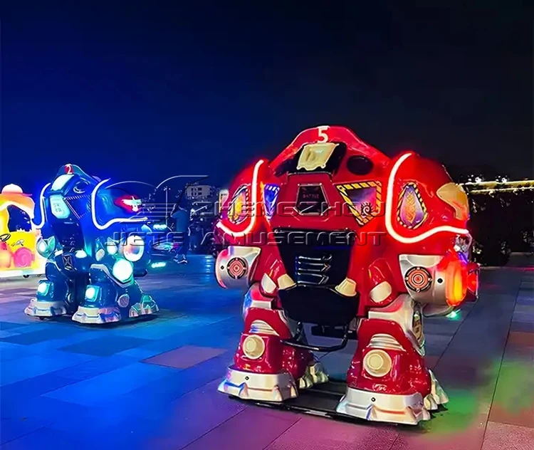 Professional Kiddie Ride Robot Battle King for Driving Battle King Robot for Children Ride