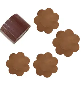 Multiple Shapes Disposable Invisible Breast Covers Self-Adhesive Non-woven Fabric No Show Bra Nipple Covers for Women