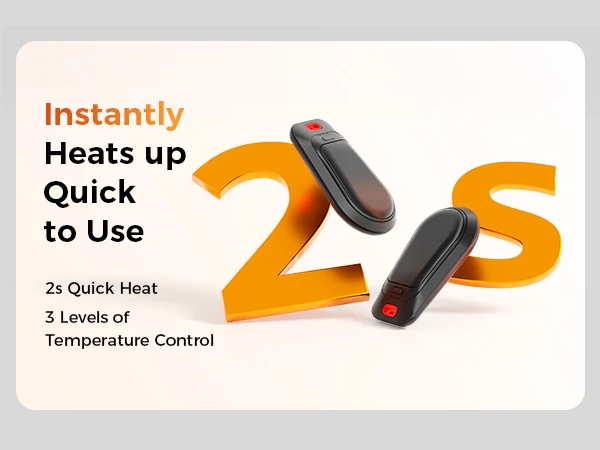 product ultra slim magnetic rechargeable electric hand warmers mini portable pocket heater for outdoor use reusable foot hand warmers-9