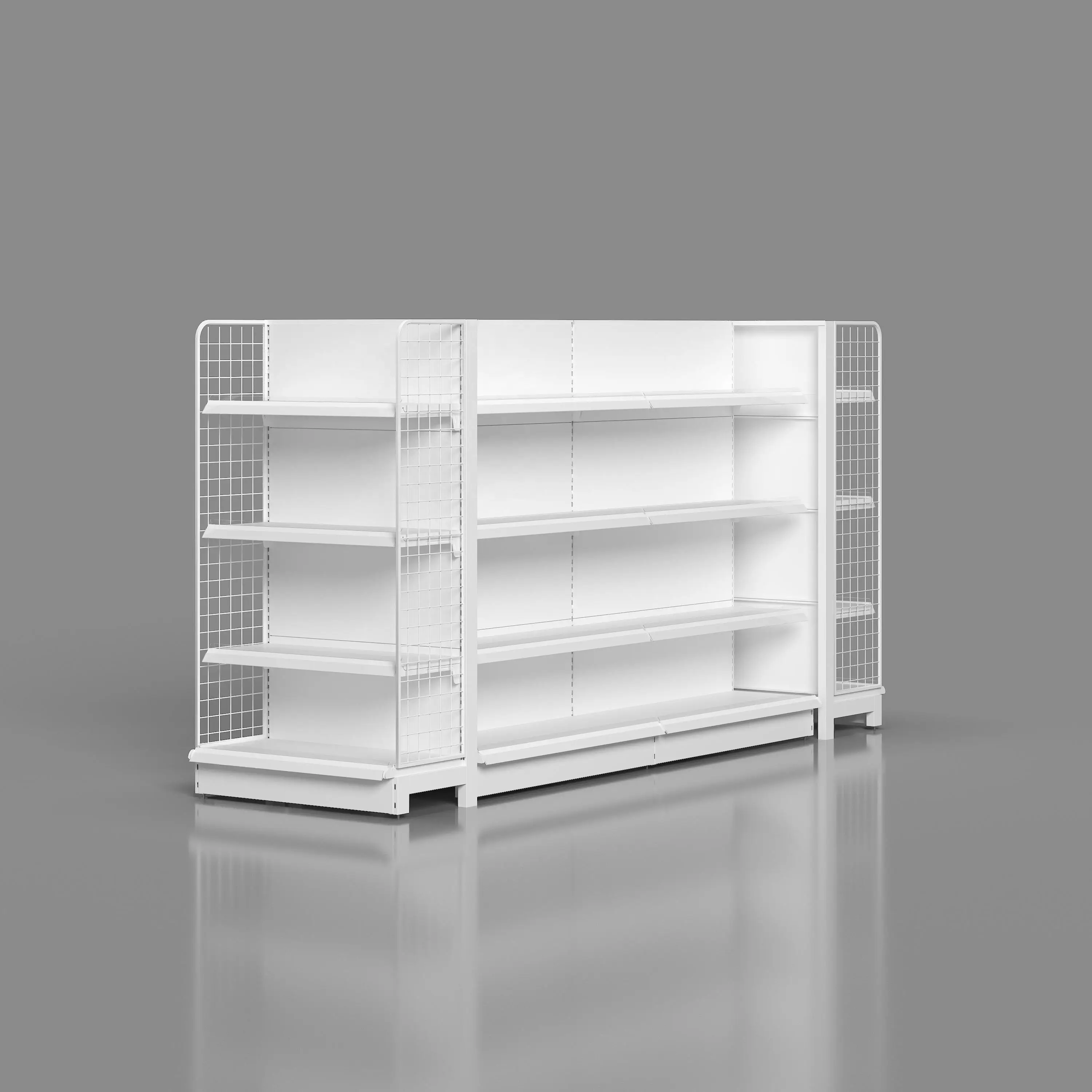 Heavy Duty Grocery Shop Display Stands Grocery Store Display Shelf Iron Racks For Supermarket