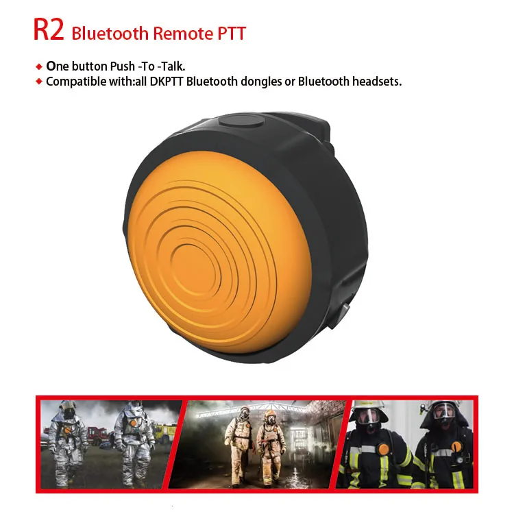 Factory Wireless PTT Controller Push-to-Talk Button for Bluetooth Headset Remote Controls