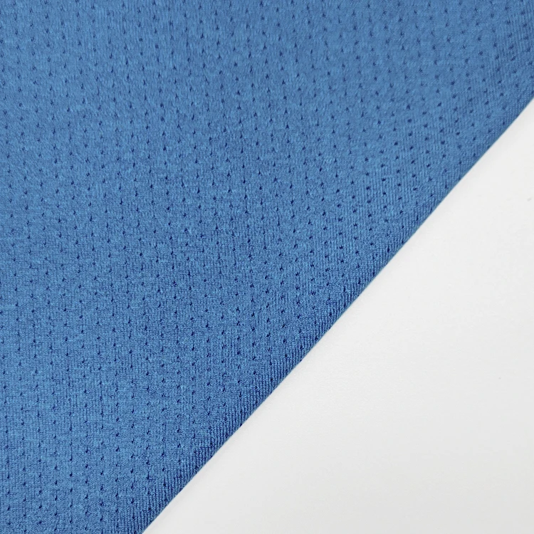 Quick Dry Sports Polyester Fabric Mesh Material, 95 Polyester 5 Elastane Cationic Mesh Fabric for Sport/ factory
