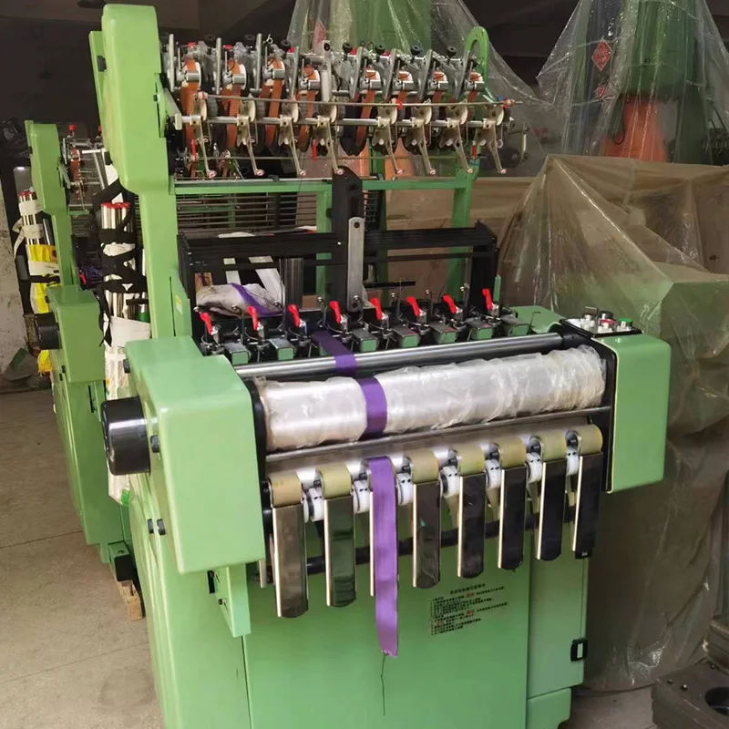 Shuttleless Needle Loom Machine Automatic Power Loom Woven Bandage Making Machine  Mattress Edge Ribbon Tape Needle Loom Machine