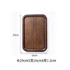 Walnut-colored rectangle, 29*16*1.5CM