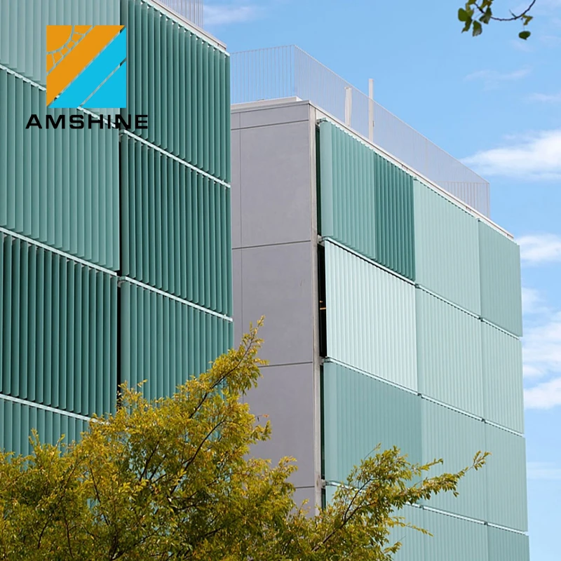 Vertical Airfoil Aluminum Louvers