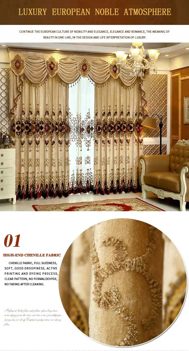 Modern Hollow-out Laser Embroidery Living Room Curtains Customized ...