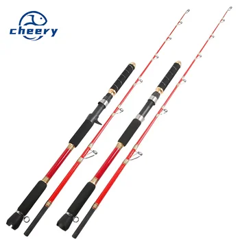 CHEERY Deep Sea Boat Fishing Rod Super Hard Solid Glass Steel 150# Electric Winch 400kg 1.65-2.1m 1.5-Section South Oil Bottom – Hard Lure – view 2