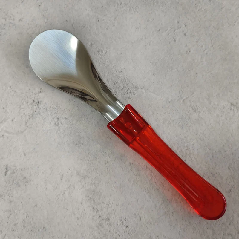 食品グレード103/8インチステンレス鋼ジェラートスパチュラ透明透明