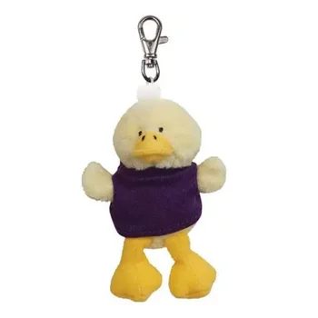 Hot Selling Custom Plush Stuffed Cute Animal Duck Toy Keychain