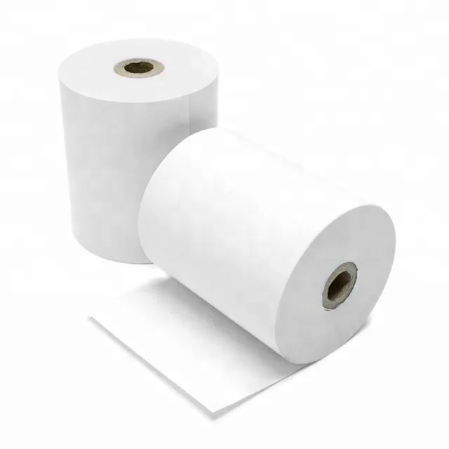 Machine Cut Thermal Paper 80x80 Thermal Paper Rolls 57x40 65gsm