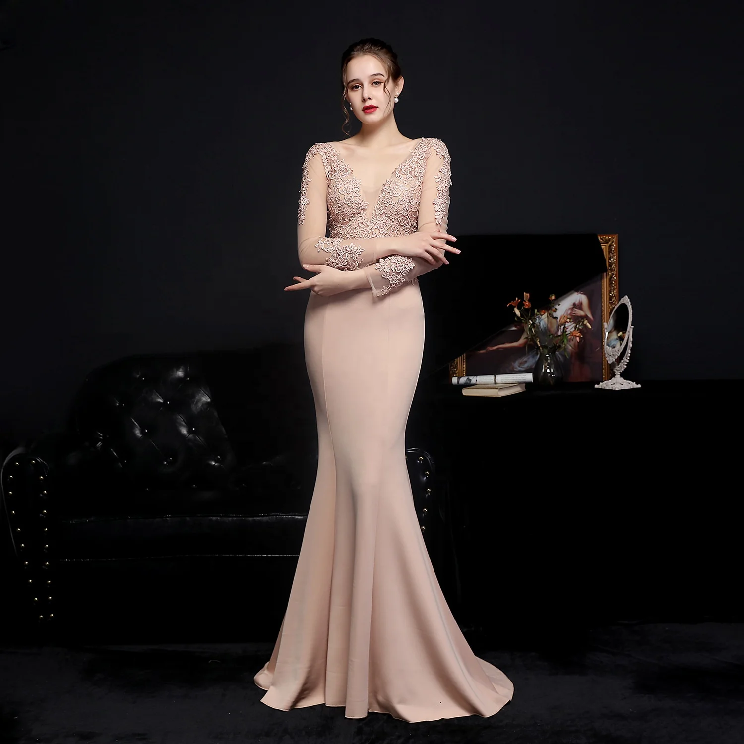 2024 New Arrival Bridesmaid Dresses Long High Quality Wedding Dress for  Bridesmaid Wine Red Bridesmaid Dresses