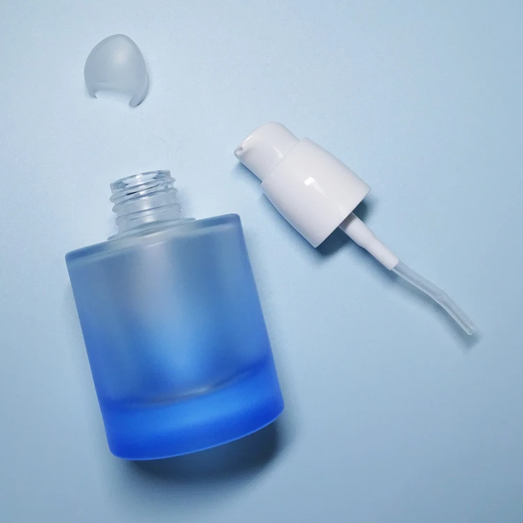 100ml Glass Dropper Bottle Frosted Clear Green Blue Pink Nude Refillable 100ml Oil Glass Cylinder Lotion Bottle Pink Glass Dropper Bottle