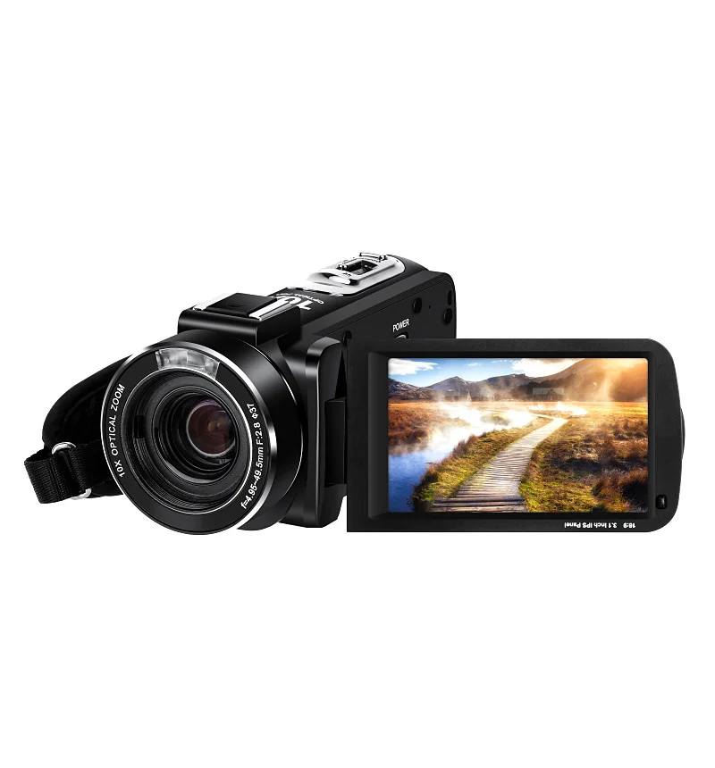10X Optical Zoom Digital Video Camera Full Hd 1080P