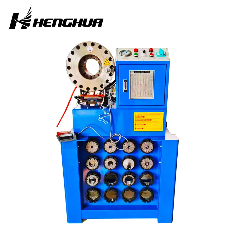 Factory Sales Quick Change 6 Patent 1/8''1/4'''-2''4'' Hydraulic Hose Crimping Machine Hose Pressing Machine For Rubber Hose