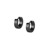 Flat-sided (Black)  [1Packs=2 pairs]