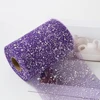 Fil de flocon de neige violet de 15 cm de large 15 mètres