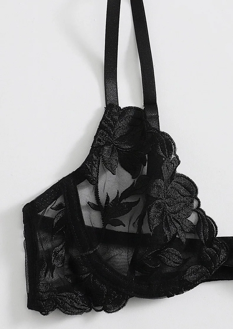 Ensemble de pyjama personnalisé pour femmes, Lingerie Sexy, imprimé en dentelle, ensemble de Lingerie court, vêtements de nuit floraux_voghion.com