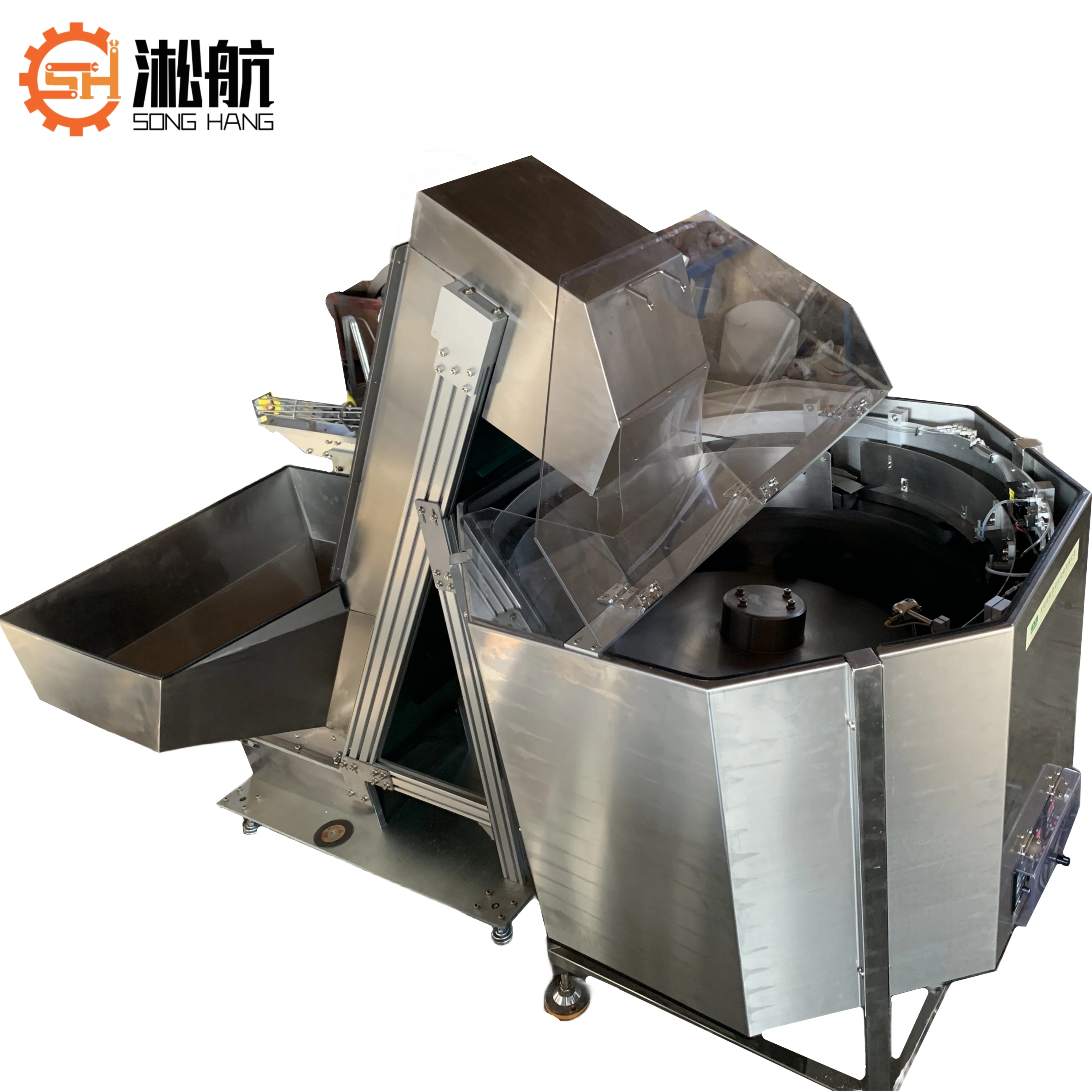 High-speed Caps Centrifugal Disc With Hopper Specify Direction Output Centrifugal Rotary Bowl Feeder